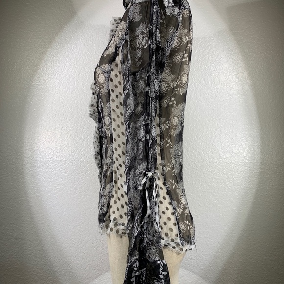 4 Love and Liberty by Johnny Was Rocco Chiffon in Poland Shirt NWT - Picture 2 of 5